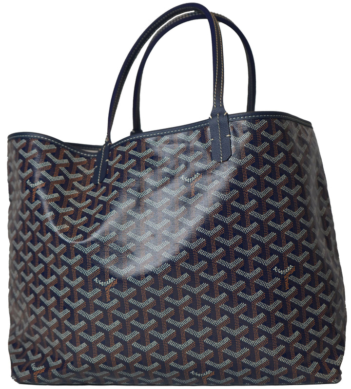 Goyard - Goyardine Saint Louis Tote PM Navy