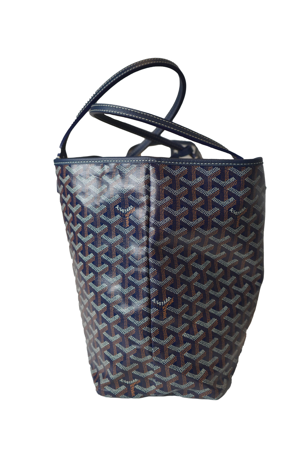 Goyard - Goyardine Saint Louis Tote PM Navy