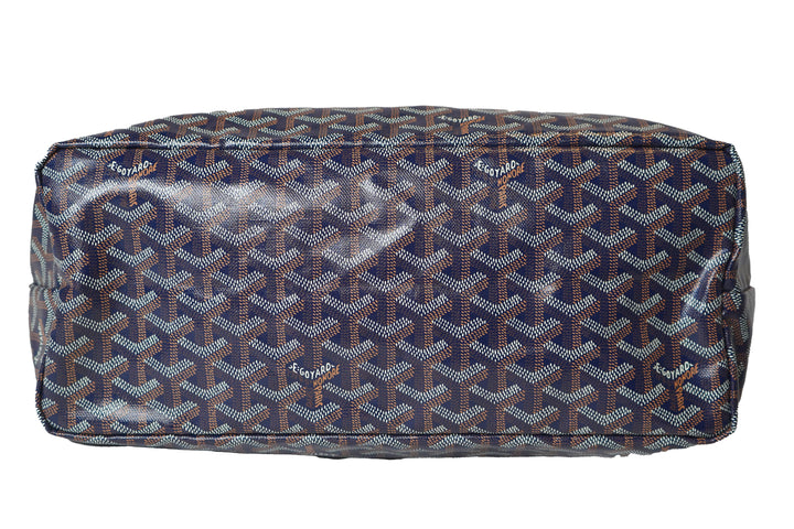 Goyard - Goyardine Saint Louis Tote PM Navy