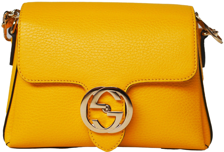 Gucci Yellow Dollar Calfskin