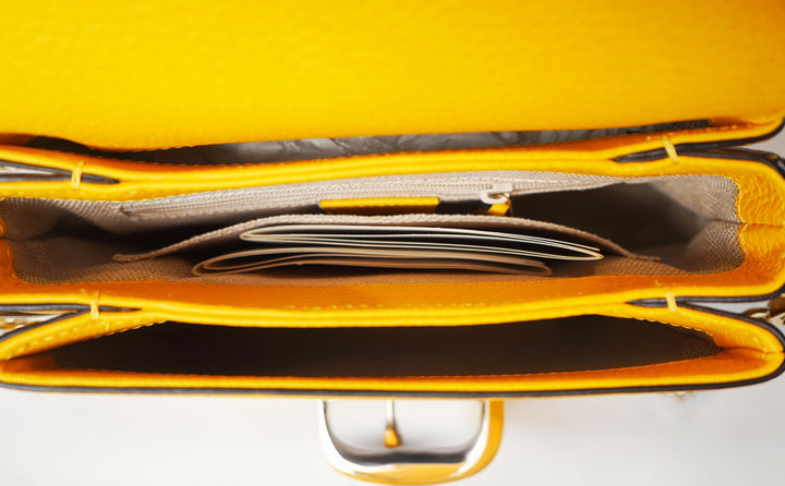 Gucci Yellow Dollar Calfskin