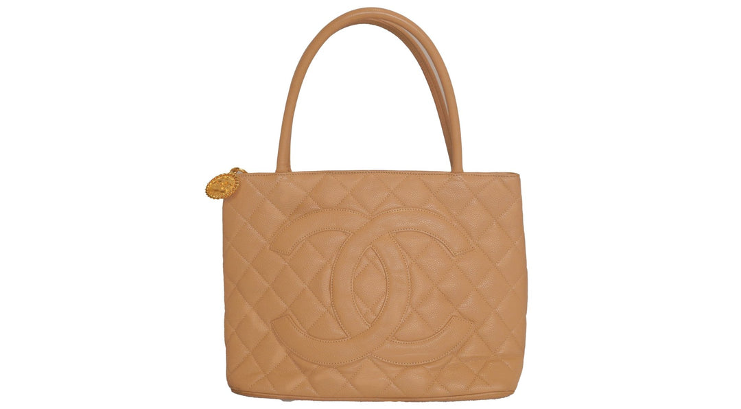 Chanel Tote Tan Medallion - Especially Yours
