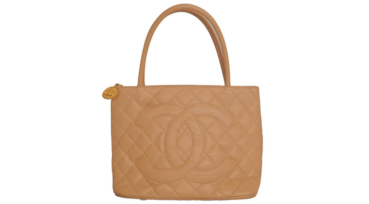 Chanel Tote Tan Medallion - Especially Yours