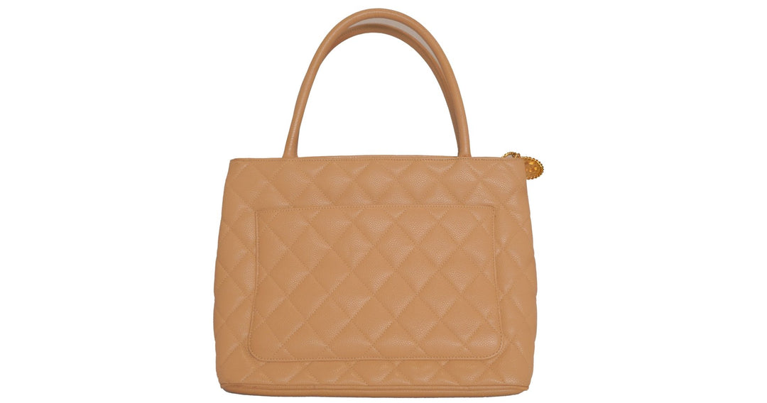 Chanel Tote Tan Medallion - Especially Yours