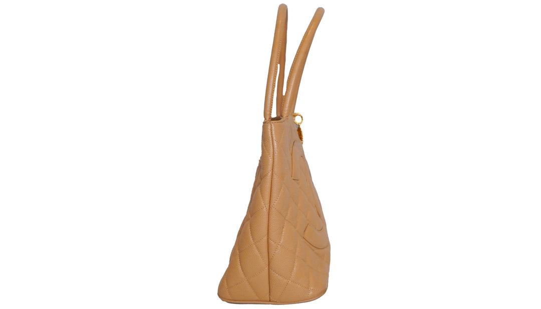 Chanel Tote Tan Medallion - Especially Yours