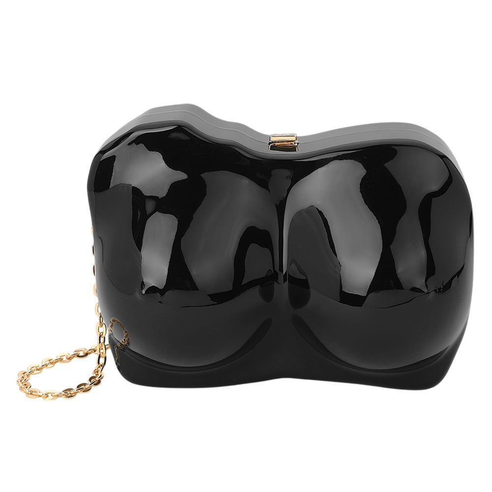 Metallic Sculpted Bust Body Shape Clutch Evening Bag Crossbody Bag - Especially Yours