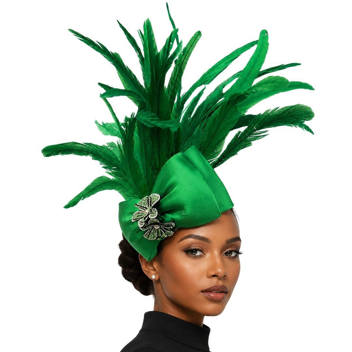 Cockatoo Feather Juliet Cap Fascinator - Whittall & Shon - Especially Yours