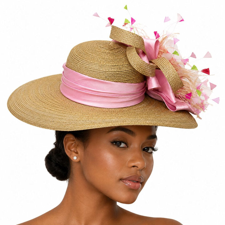 3506 PERGOLA Floral Derby Hat - Whittall & Shon - Especially Yours