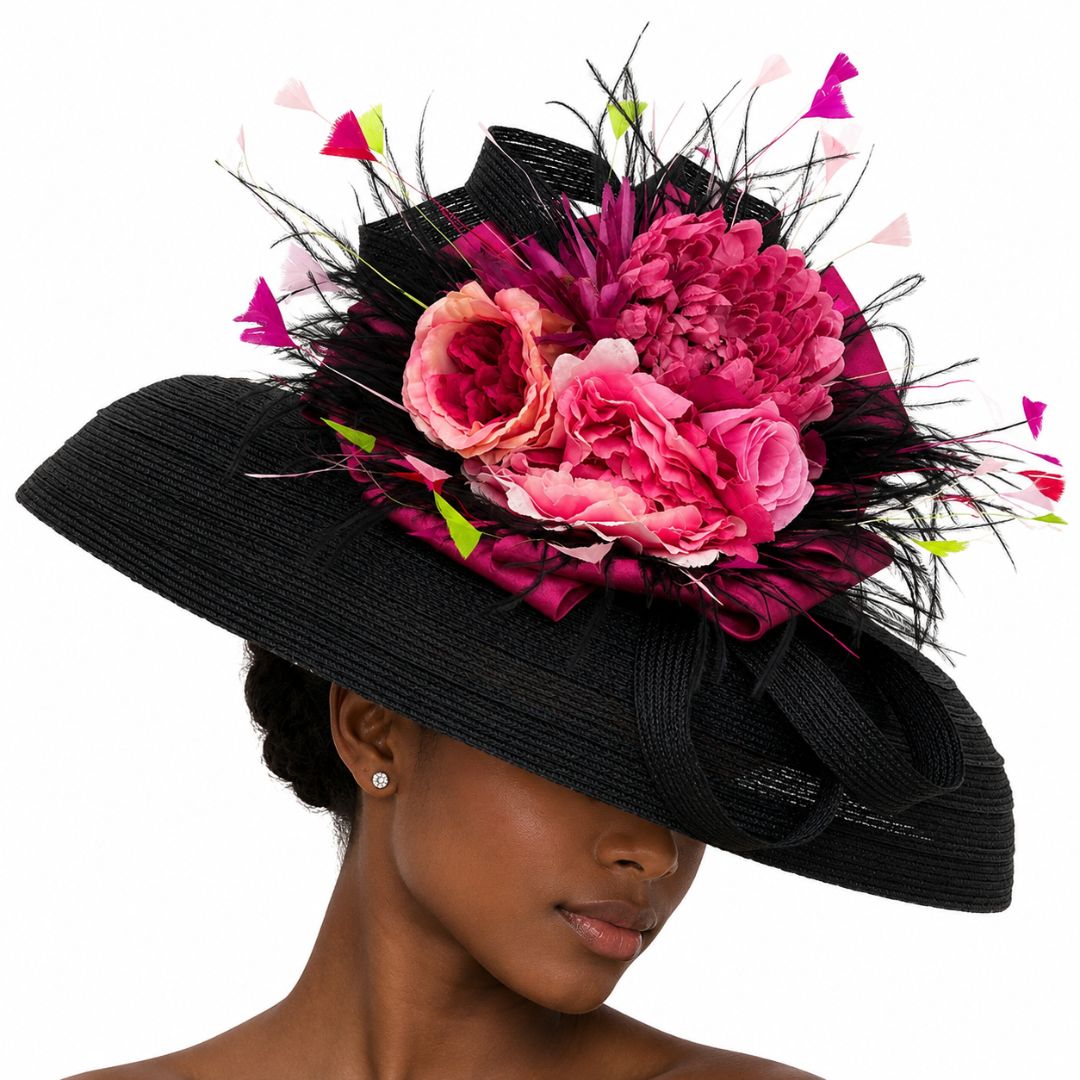 3506 PERGOLA Floral Derby Hat - Whittall & Shon - Especially Yours