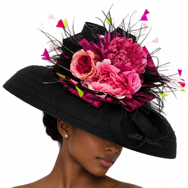 3506 PERGOLA Floral Derby Hat - Whittall & Shon - Especially Yours