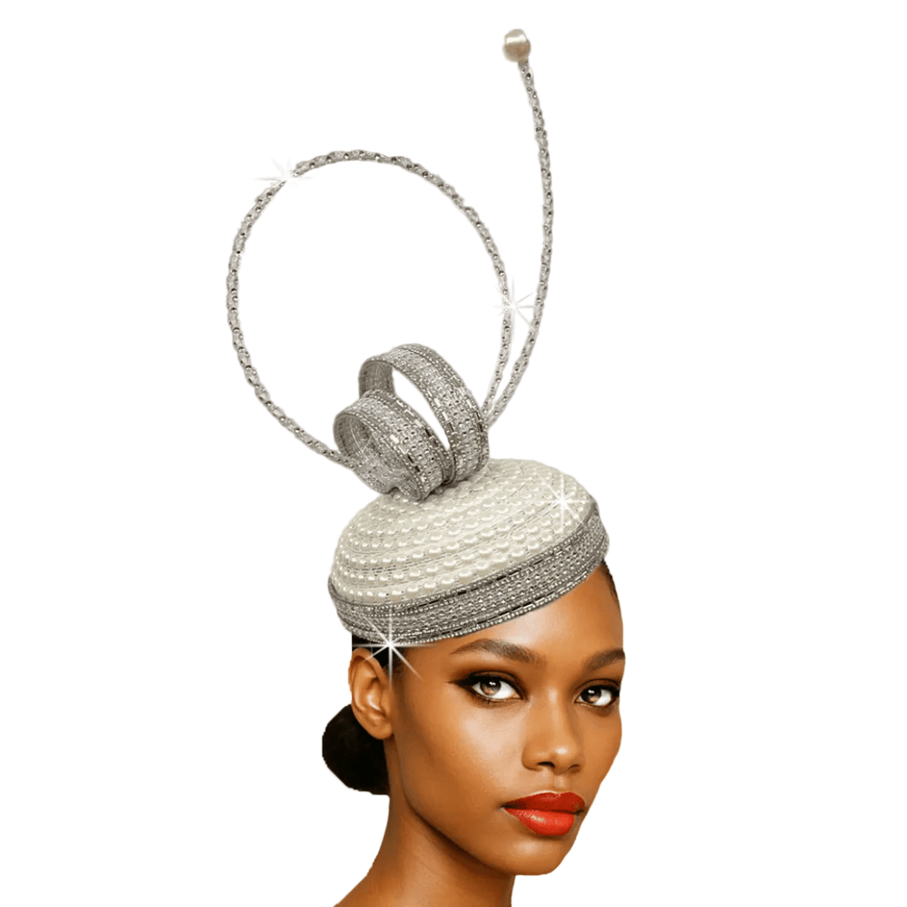Leonardo Crystal Arc Fascinator Headband - Whittall & Shon - Especially Yours