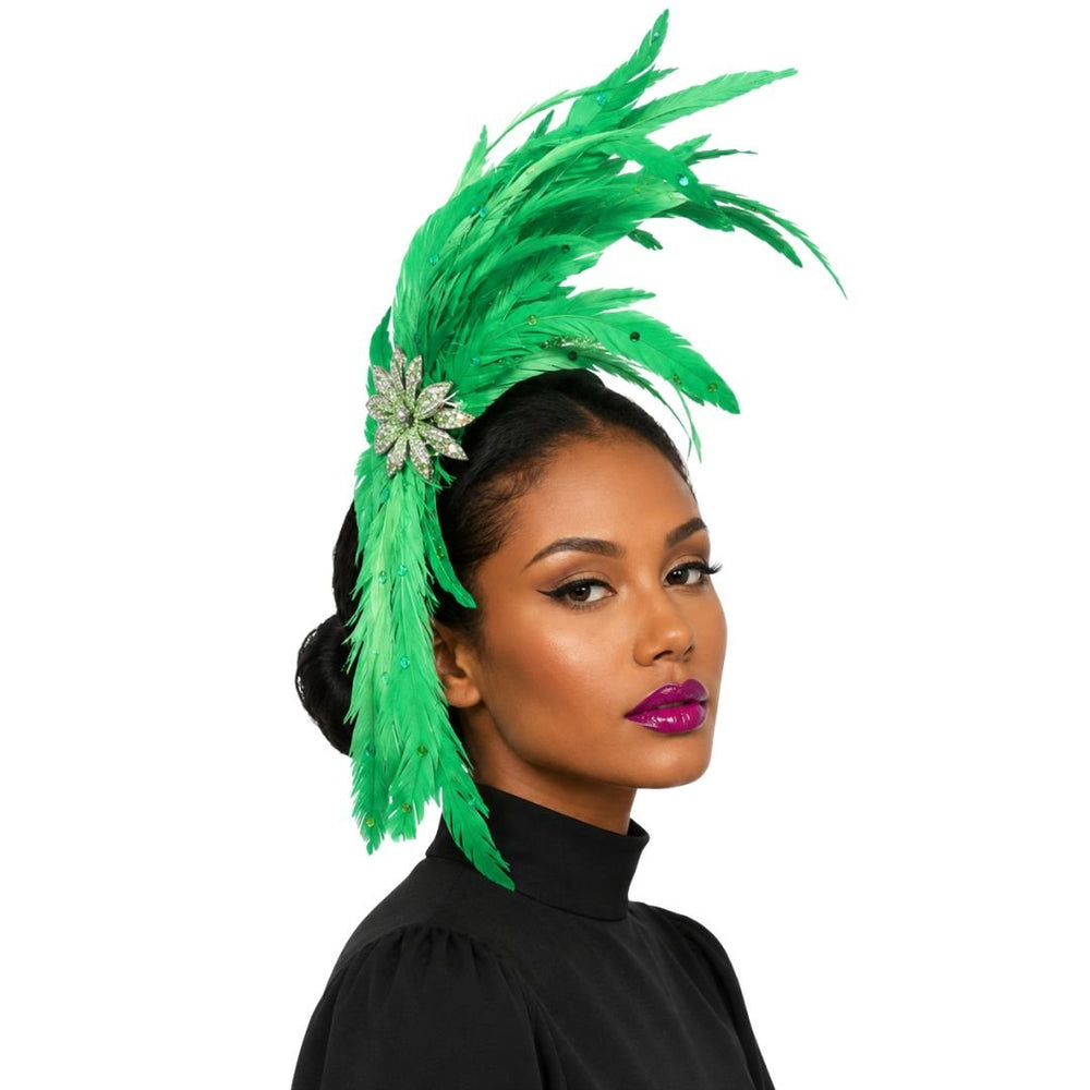 Josephine Baker Feather Crown Fascinator - Whittall & Shon - Especially Yours