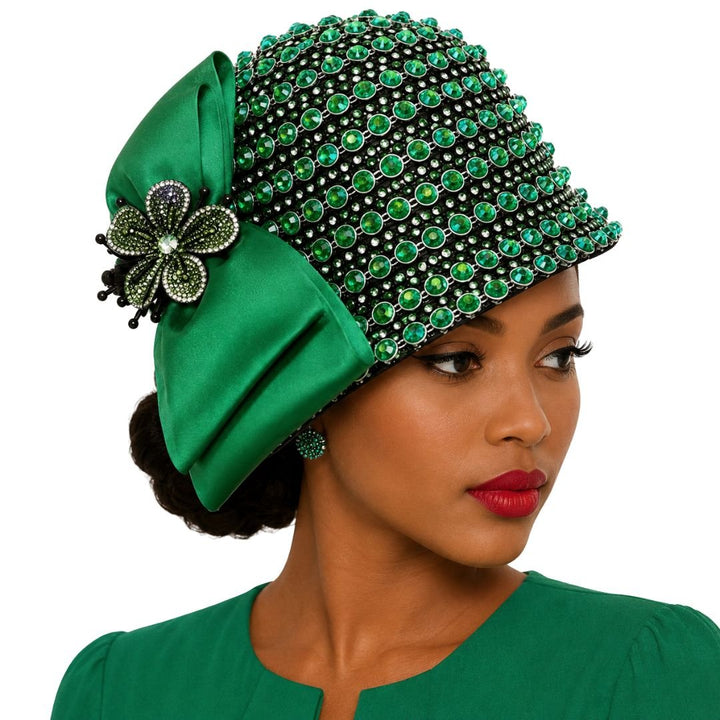 Deco Doll Crystal Cloche Church Hat - Whittall & Shon - Especially Yours
