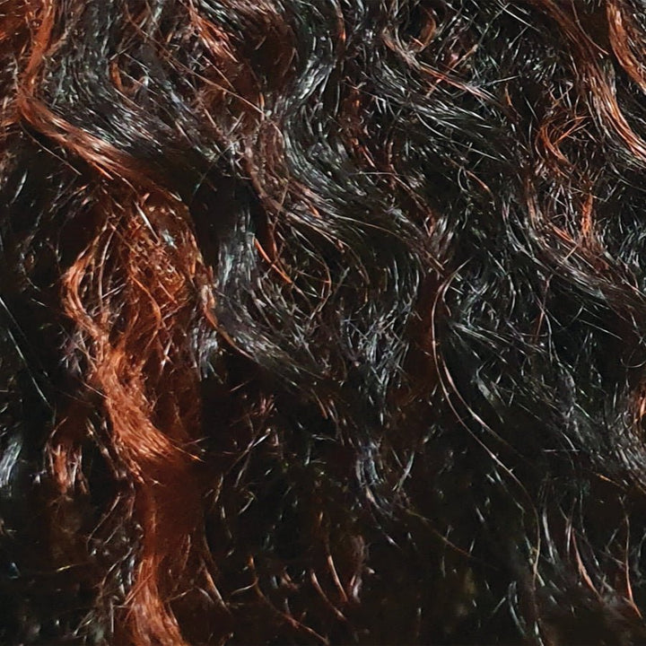 Classy elegant church suits matching short wig in a sophisticated, modest cut.