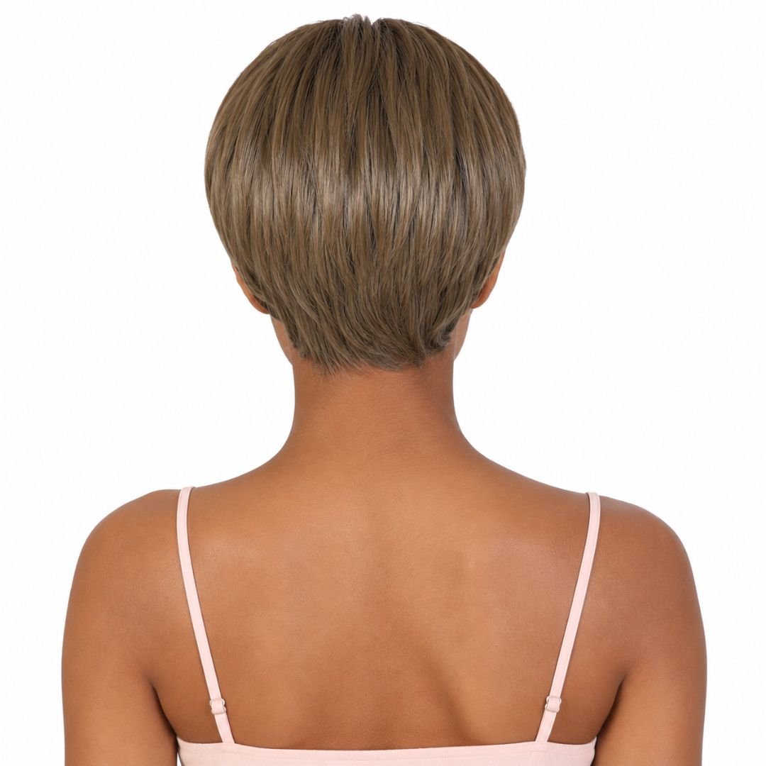 ALLY Side Bang Short Braid Style Synthetic Wig - MoTown Tress - Especially Yours