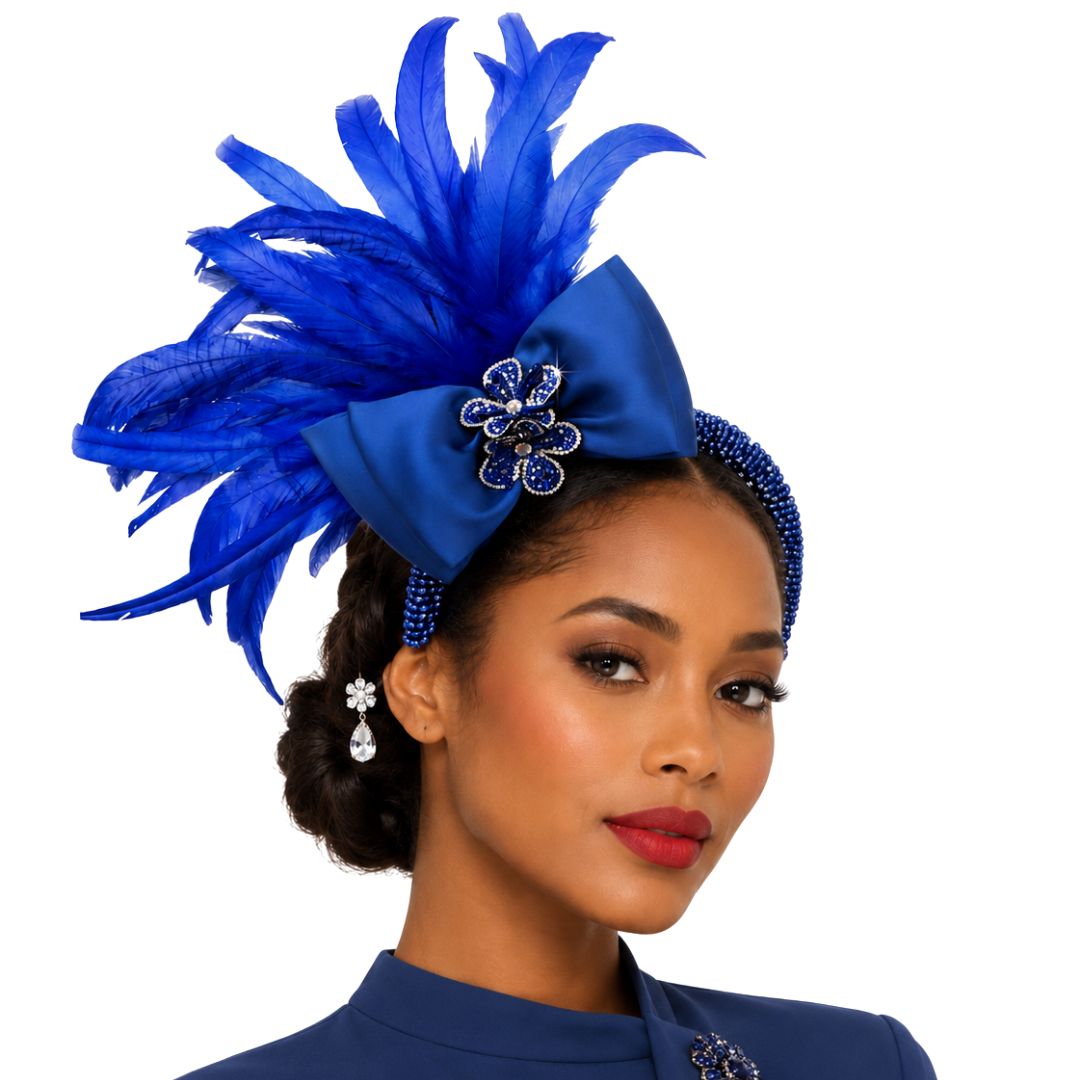 Festivale Feather Bow Headband Fascinator - Whittall & Shon
