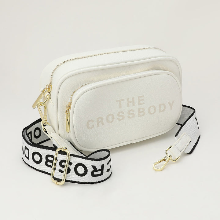 Faux Pebbled Leather Structured Crossbody Bag FSB0017