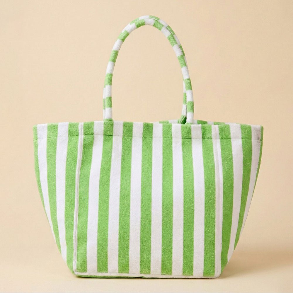 Striped Terry Tote Bag - Especially Yours
