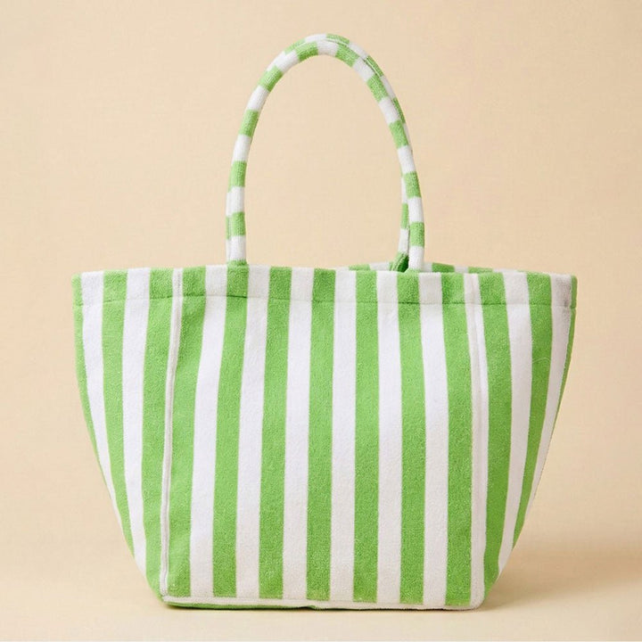 Striped Terry Tote Bag - Especially Yours