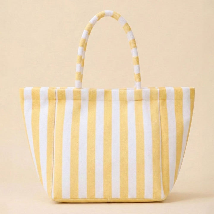 Striped Terry Tote Bag - Especially Yours