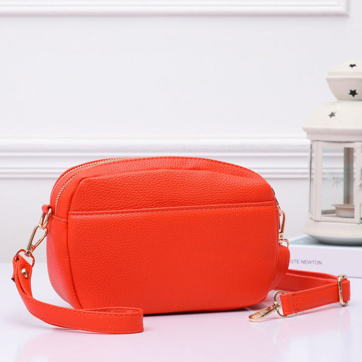 Pebbled Faux Leather Crossbody Bag - Especially Yours