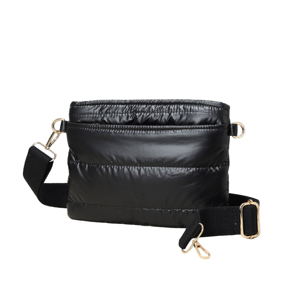 Solid Puffer Crossbody Bag - Especially Yours