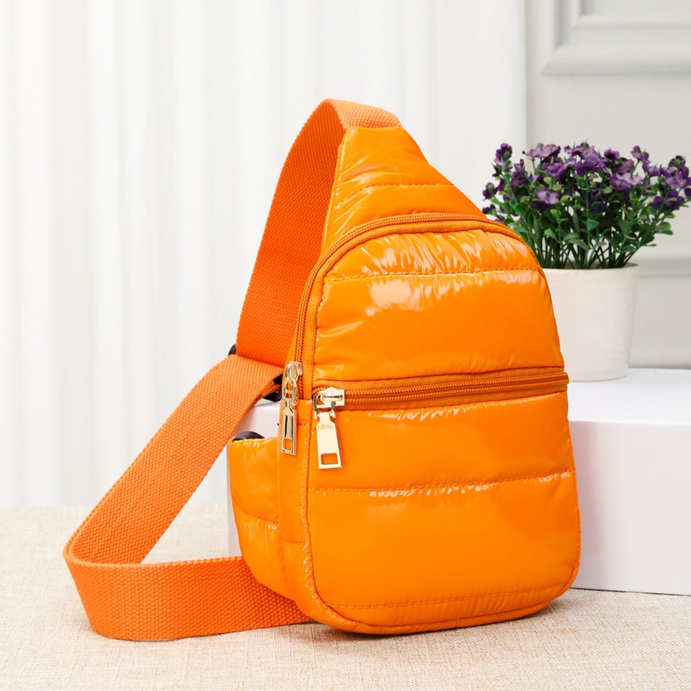 Solid Puffer Mini Sling Bag - Especially Yours
