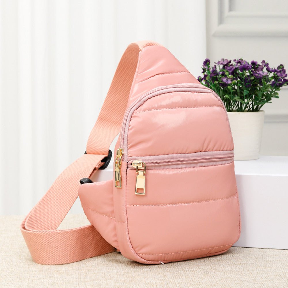 Solid Puffer Mini Sling Bag - Especially Yours