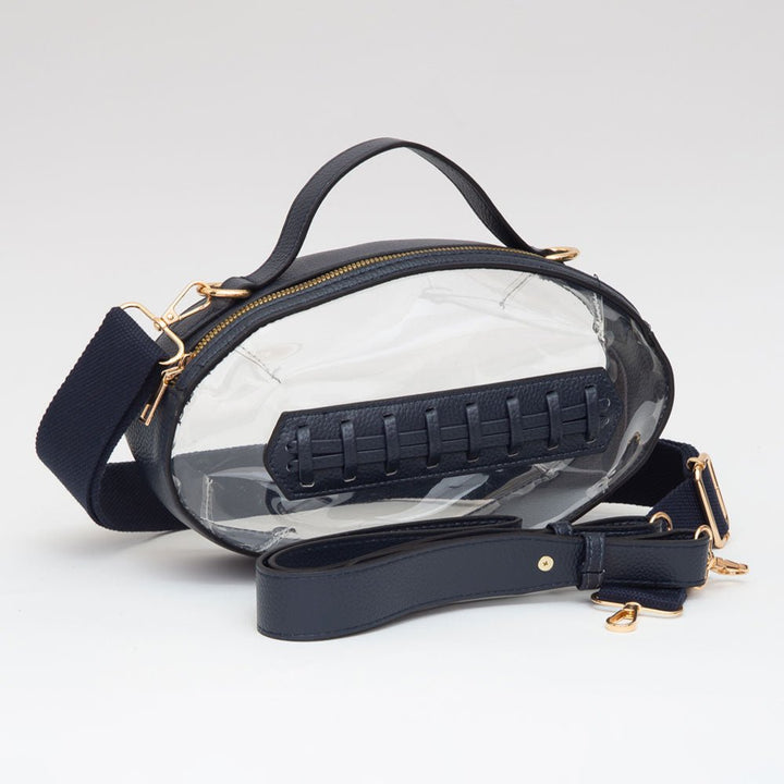 Football Shaped Transparent Crossbody Bag - Especially Yours