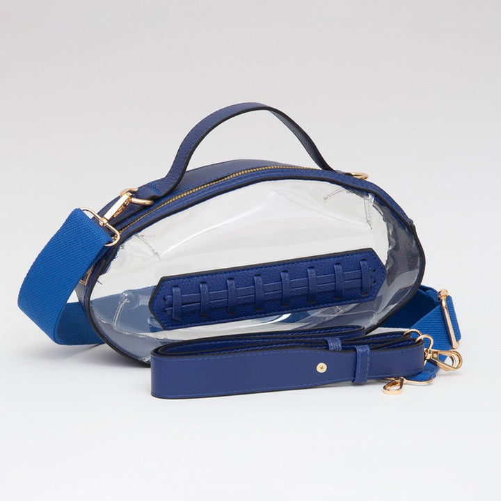 Football Shaped Transparent Crossbody Bag - Especially Yours
