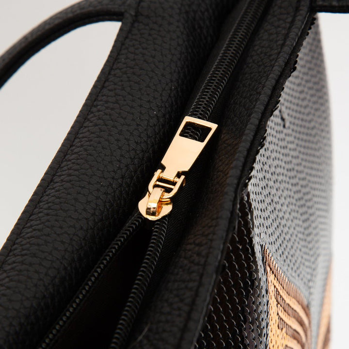 Fleur de Lis Sequin Front Tote Bag - Especially Yours