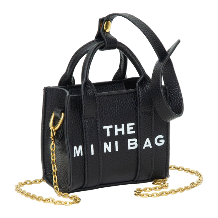 THE MINI BAG Message Pointed Faux Leather Bag Charm / Mini Bag / Crossbody Bag - Especially Yours