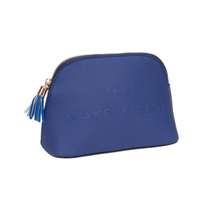 Faux Leather Tassel Zip Around Makeup Pouch Bag - Especially Yours
