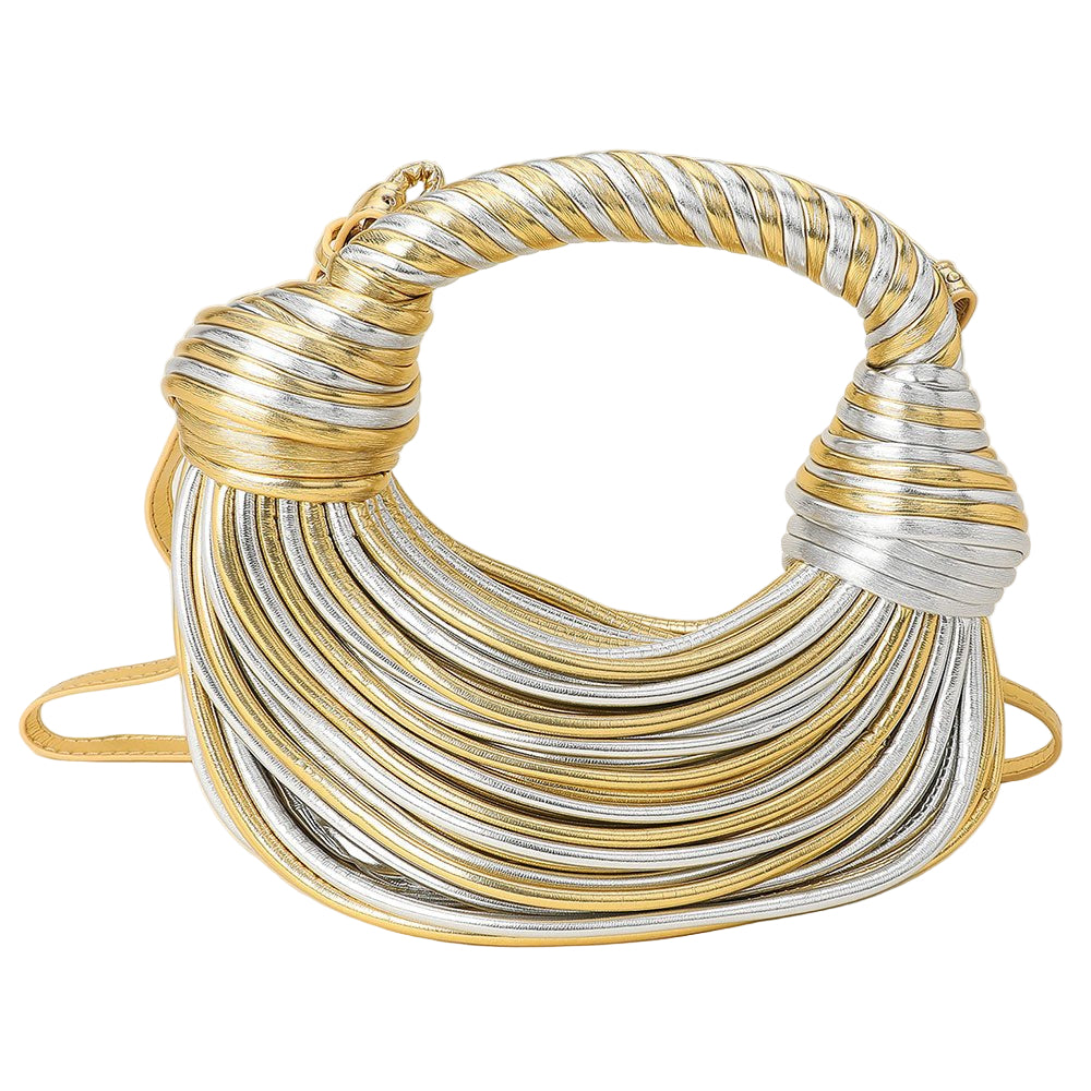 Faux Leather Contemporary Sculpted Shoulder Handbag - Especially Yours