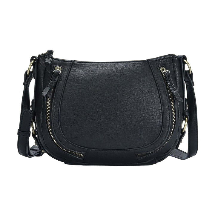 Faux Leather Compact Crossbody Bag - Especially Yours