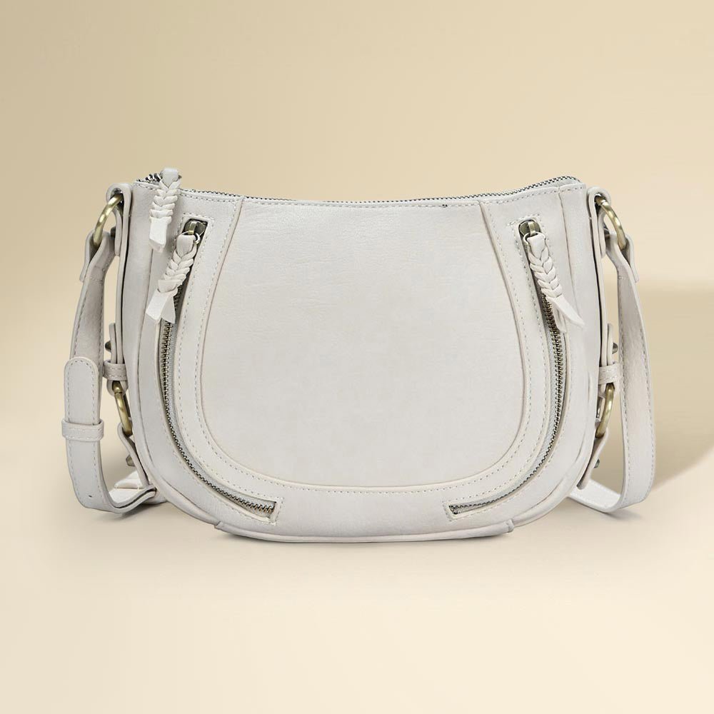 Faux Leather Compact Crossbody Bag - Especially Yours