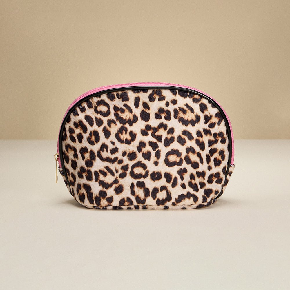 Leopard Pattern Print Cosmetic Pouch Bag Organizer - Especially Yours