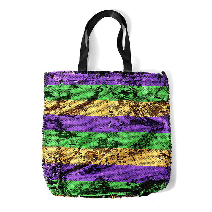 Mardi Gras Sequin Tote Bag - Especially Yours