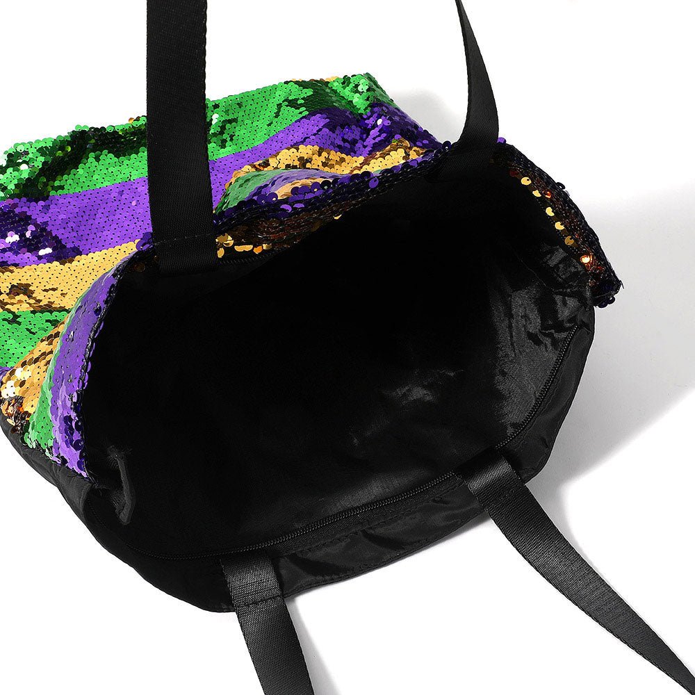 Mardi Gras Sequin Tote Bag - Especially Yours