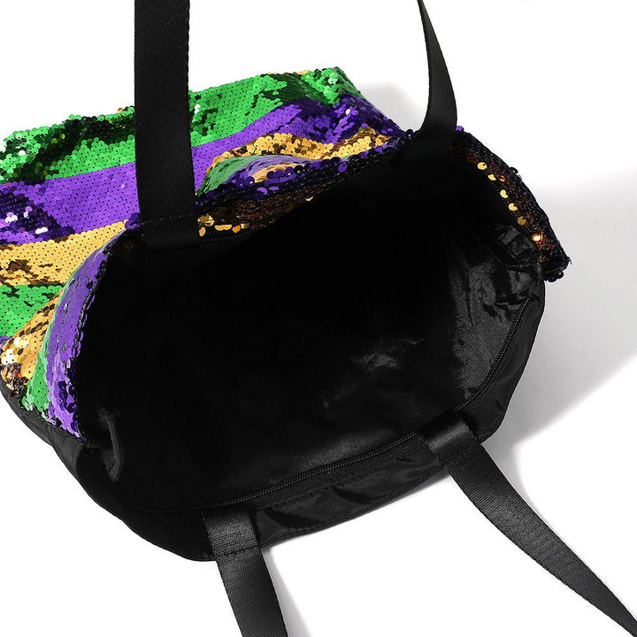 Mardi Gras Sequin Tote Bag - Especially Yours
