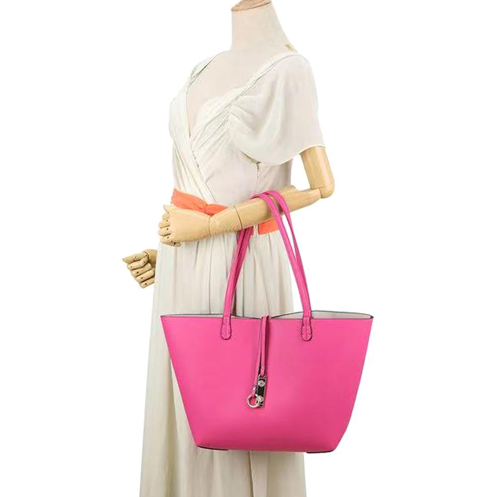 2PCS - Faux Leather Reversible Tote Crossbody Handbag Set - Especially Yours