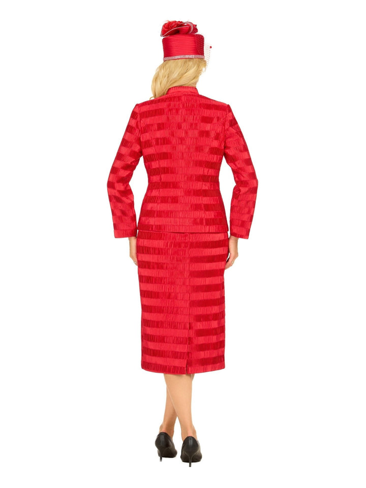 Classic Crinkle Satin 3pc Suit Ensemble