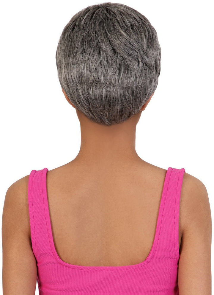 High-quality fashion 9-inch semi tape curl pixie wig with heat-resistant fiber.