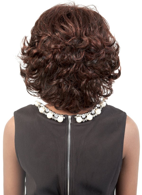 High-quality fashion 11-inch fluff curly shag wig with full round volume.