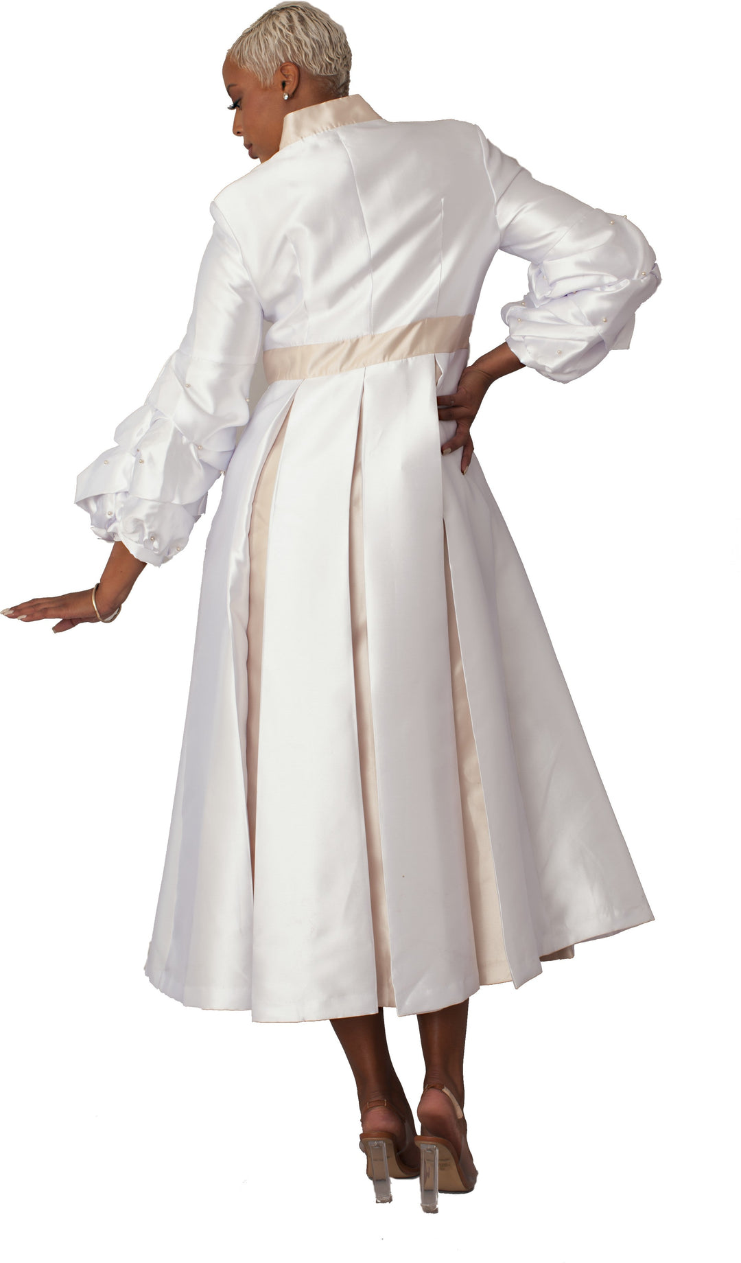 Womens Clergy Collar Cassock Robe -4730