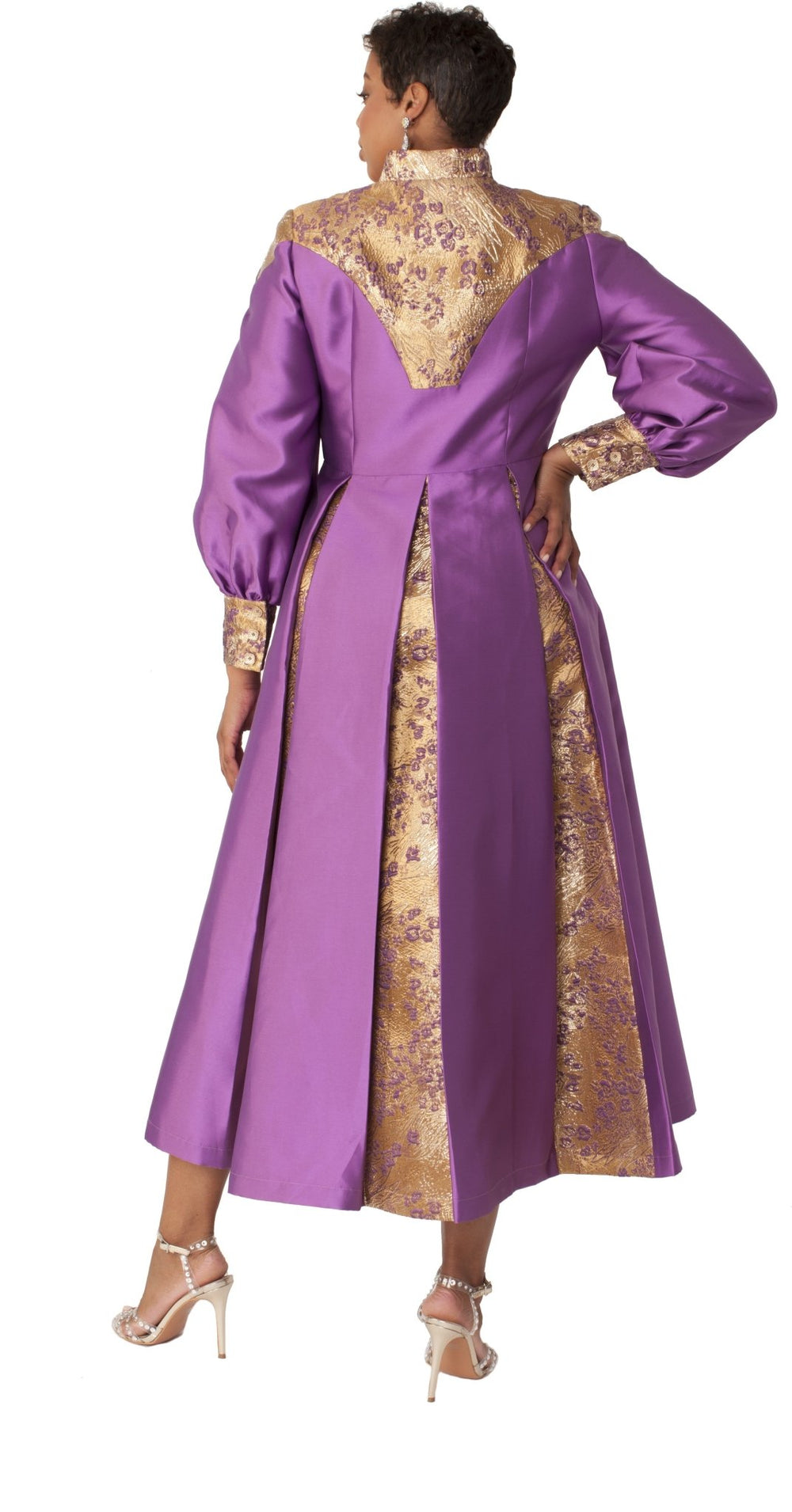 Elegant Women's Clergy Robe with Bishop Sleeves - 4851 - Especially Yours