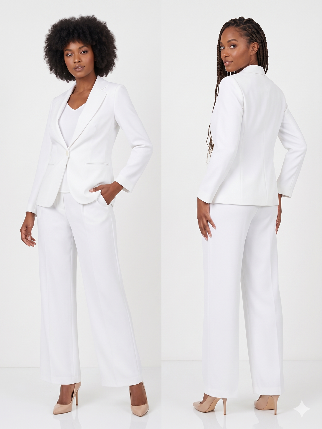 4pc Suit Set - Jkt, Cami, Skirt, Pants-Plus