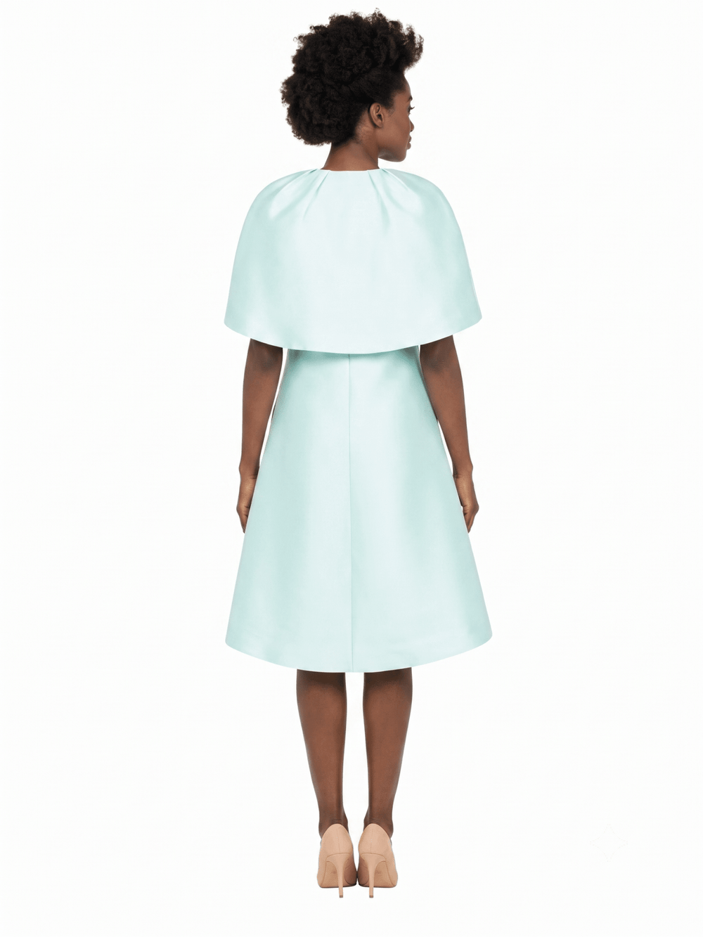 Embellished Cape Jkt&Geometric Sheath Dress Set - Especially Yours