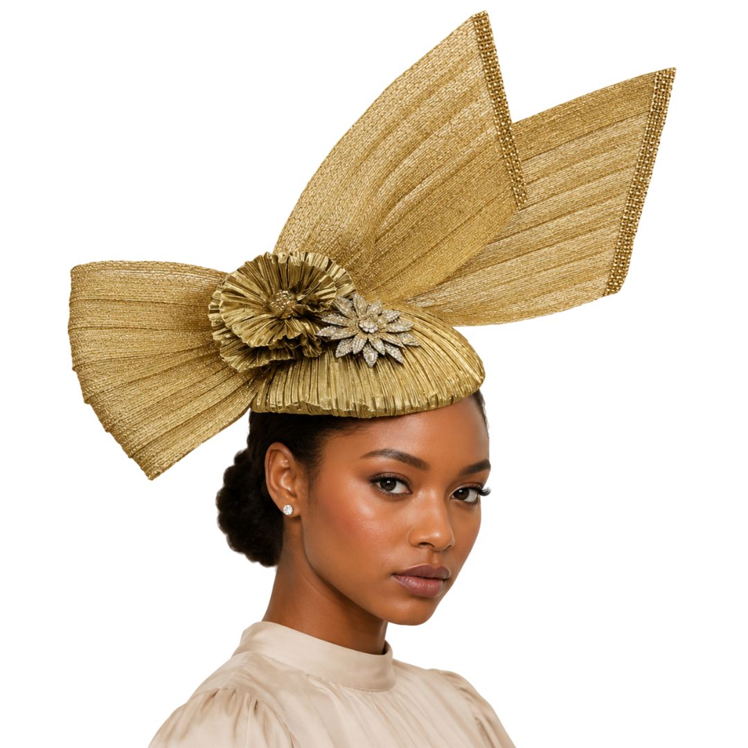 Shauna Arrow Bow Fascinator Cap - Whittall & Shon