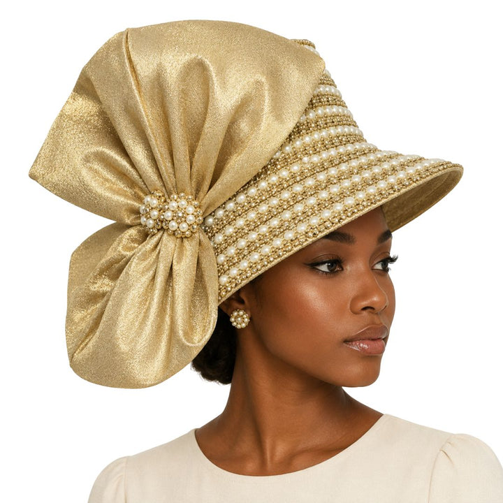 Faberge Crystal Jewel Bucket Church Hat - Whittall & Shon - Especially Yours